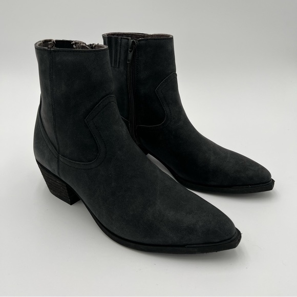 Band of Gypsies Shoes - BAND OF GYPSIES Creed Western Zip Booties Black Size 8